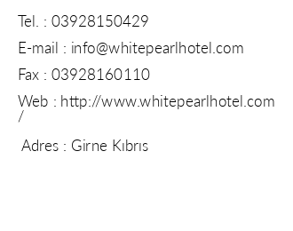 White Pearl Hotel iletiim bilgileri